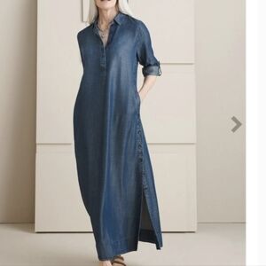 Chico's Denim Maxi Dress